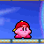 Kirby pulls down on his hat.