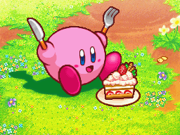 File:KSqS Intro Kirby and his Cake.png