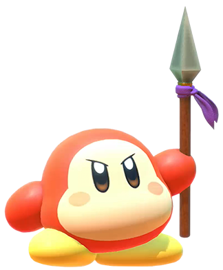 File:SKC Colossal Spear Waddle Dee artwork.png