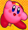 Fighter Kirby in Kirby Battle Royale