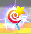 An Invincible Candy in Kirby Fighters, from Kirby: Triple Deluxe