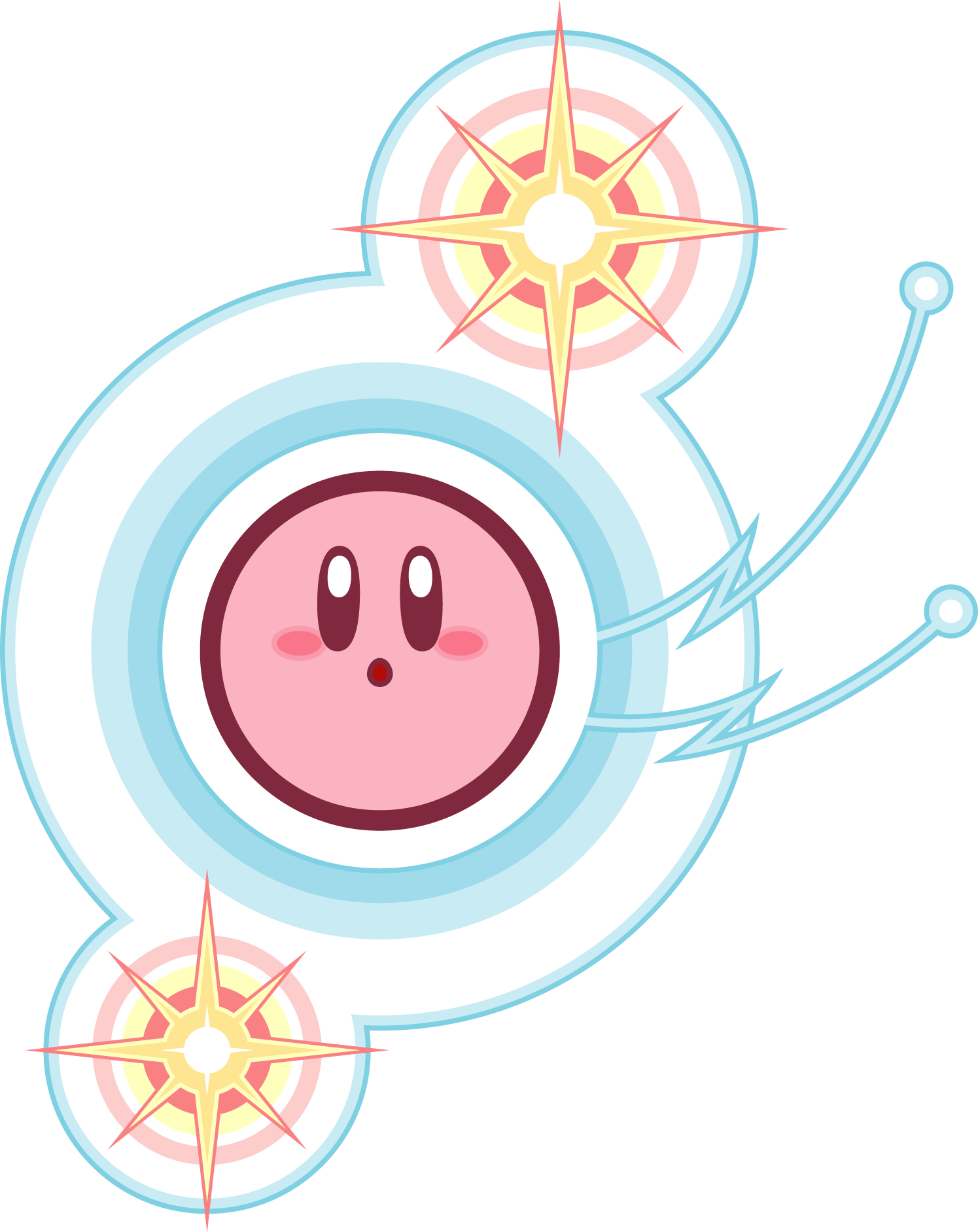 Kirby Canvas Curse. Кирби способности. Kirby Power paintbrush. Kirby Wave Beam.