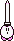 Sprite of Kirby with the Rainbow Sword