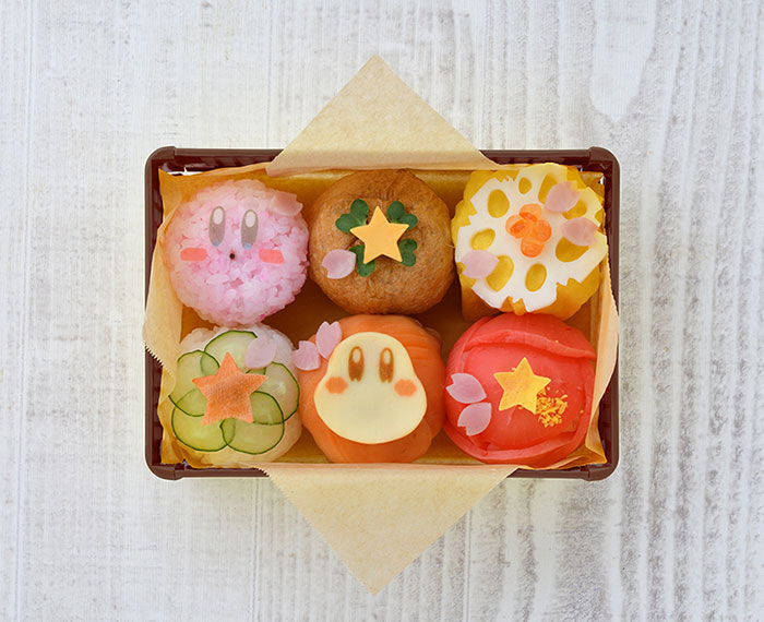 File:Kirby Cafe Temarizushi Ball-shaped Sushi - cherry blossoms are fluttering.jpg