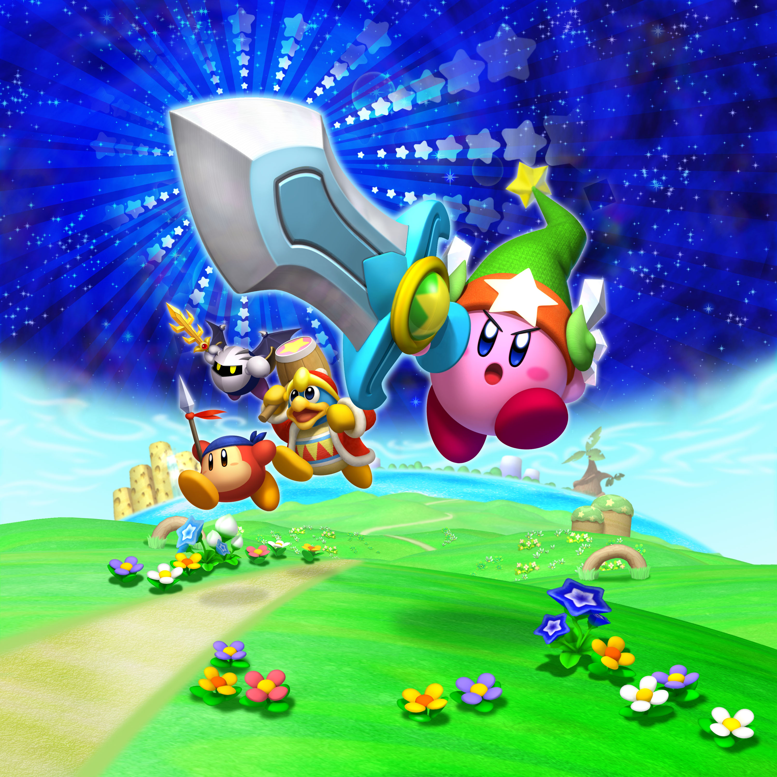 Kirby return. Кирби Return to Dreamland. Кирби игра. Арт Kirby's Return to Dream Land Art. Kirby's Return to Dreamland.