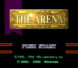 File:KSS The Arena title screen.png