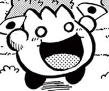 Snoppy in the manga Kirby of the Stars! Moretsu Pupupu Hour! Volume 1