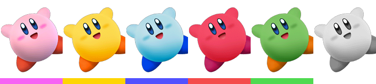File:SSBB Kirby Color Palette.png
