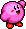 Kirby, as he appears on the title screen for all games