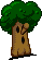 Whispy Woods Course icon from Kirby's Dream Course