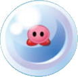 A Kirby Bubble from Kirby: Squeak Squad