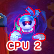 In-game capture showing one of the Kirbys having been possessed by the Ghost