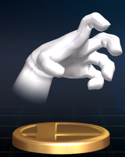 File:SSBB Crazy Hand Trophy.png