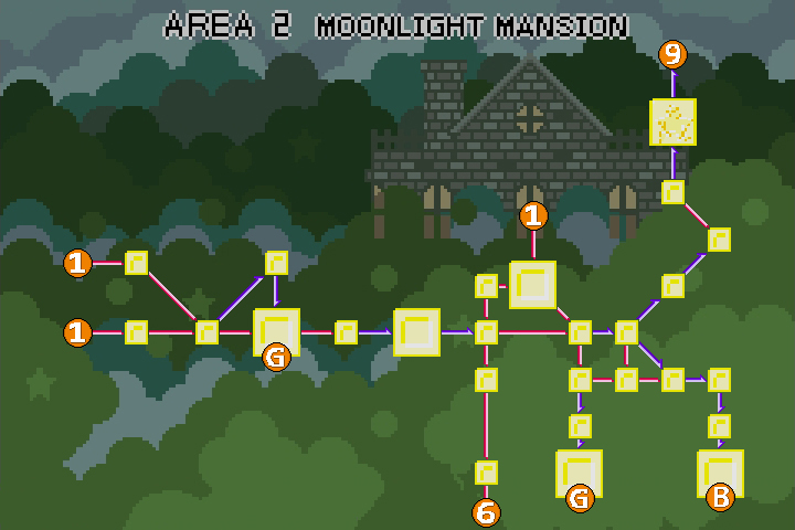 Moonlight Mansion Map 