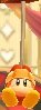 A Swinging Waddle Dee from Kirby: Planet Robobot