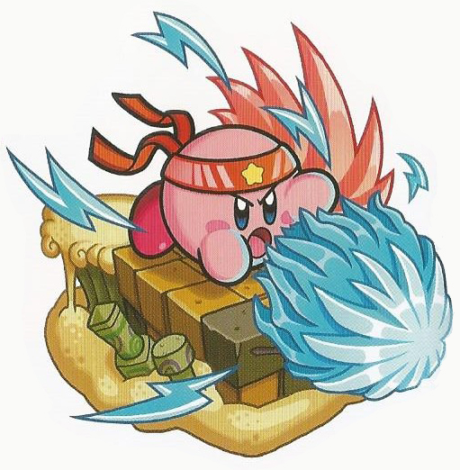 File:Kirby no Copy-toru Mega Force Blast artwork.jpg