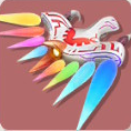 License icon from Kirby Air Riders, featuring artwork of the Dragoon