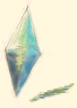 Illustration of a Crystal Shard from the true ending credits