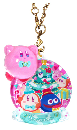 Kirby Pukkuri Clear Keychain Birthday December.jpg