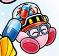 Doctor Kirby with the Chemitory Hat headgear in Find Kirby!! Full of Kirby