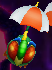 Parasol Sectra Dee in Kirby: Triple Deluxe