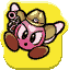 Kirby on the Draw sprite from Kirby Super Star Ultra