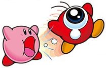 File:KSS Kirby inhaling Waddle Doo artwork.jpg