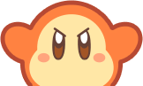 File:KatFL Waddle Dee Cafe Help Wanted angry Waddle Dee artwork.png