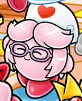 Doctor Kirby with the Nurse Cap headgear in Find Kirby!! Full of Kirby
