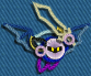 Meta Knight in Slash and Bead from Kirby's Extra Epic Yarn wields a beige-colored yarn sword in gameplay
