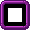 1P Game icon stamp of a solid square