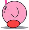 Kirby from the side