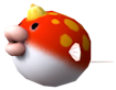 Model of Fatty Puffer Jr. EX from Kirby's Return to Dream Land