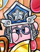 Doctor Kirby with the Sacred Hat headgear in Find Kirby!! Full of Kirby