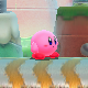 Kirby sitting and tapping his feet.