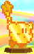 Pixel Kirby with the Star Rod