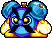 Kirby: Nightmare in Dream Land sprite (blue recolor)