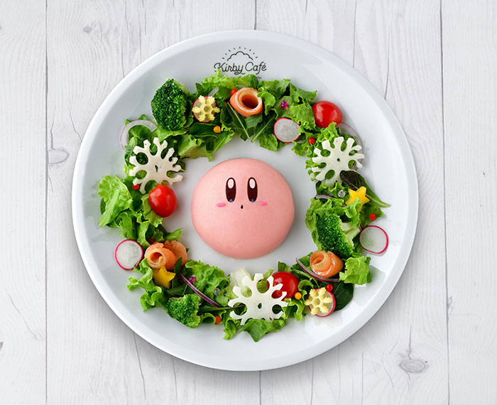 File:Kirby Cafe Kirbys snow wreath salad.jpg