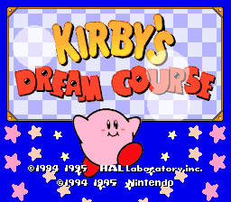 File:Kirby Dream Course title screen.png
