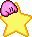 File:KDC Kirby Warp Star sprite.png