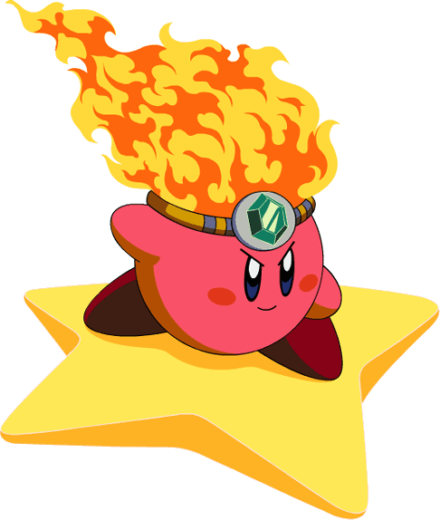 File:Anime Fire Kirby Art Warp Star.png