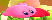 Kirby mid-slide from Kirby: Planet Robobot