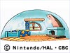 A very tiny drawing of the interior from Kirby: Right Back at Ya!