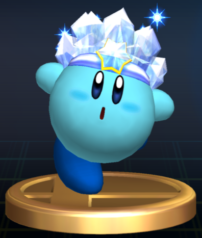 File:Ice Kirby - Brawl Trophy.png