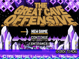 File:KSSU The Great Cave Offensive Title Screen.png