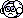 Sprite of an angered Tick-Tock Jr., from the Game Boy version of Kirby's Star Stacker.