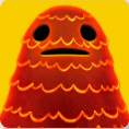 License icon from Kirby Air Riders, featuring Magman as he appears in Road Trip