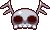 In-game sprite of Buzzybat upon being defeated