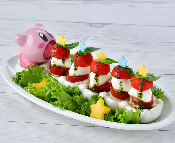 File:Kirby Cafe Kirbys inhale Caprese salad.jpg