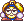 Sprite of Tick-Tock Jr., from the Super Famicom version of Kirby's Star Stacker.
